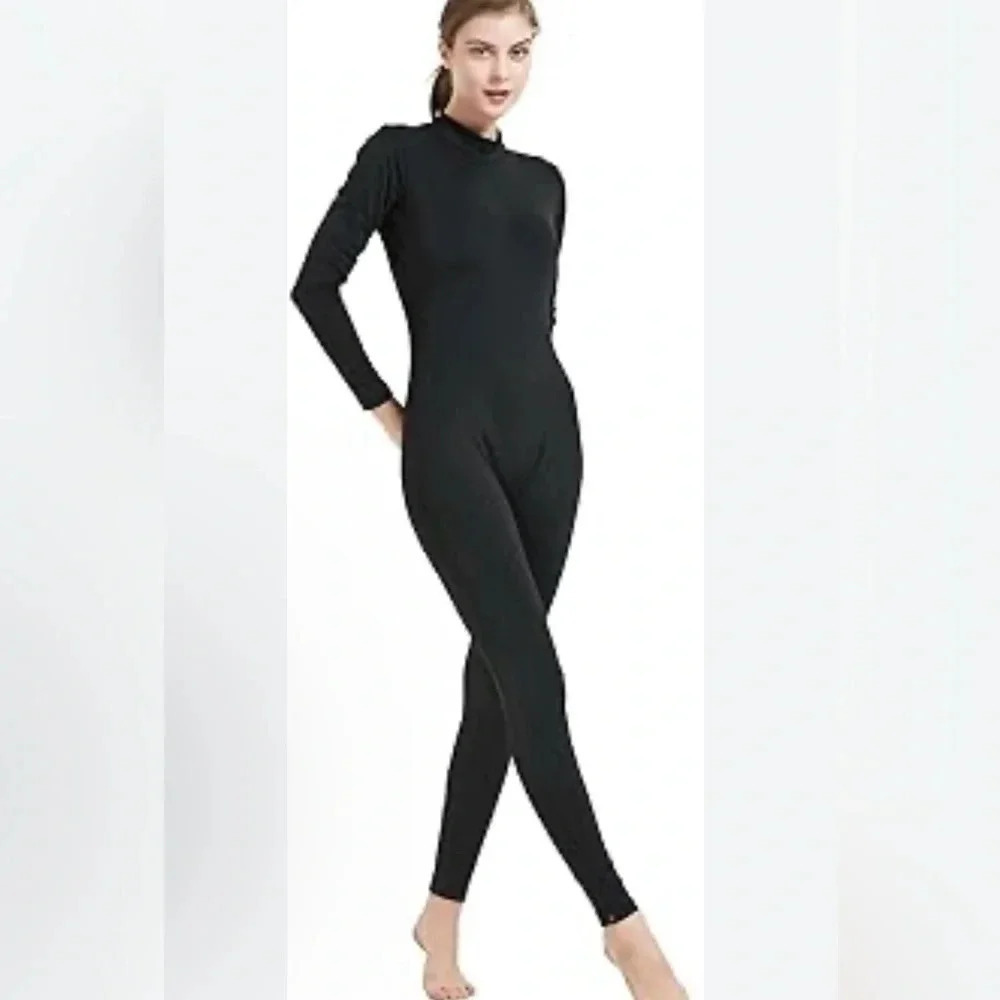 Women’s NWOT Long Sleeve Black Onesie size large